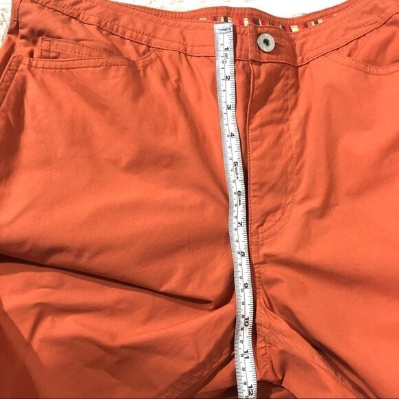 TSUNAMI pumpkin Orange Capri pants EUC 6 hiking - Picture 12 of 13